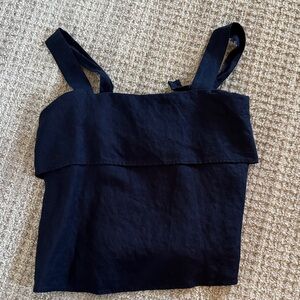 Quince Midnight Blue Tank Top